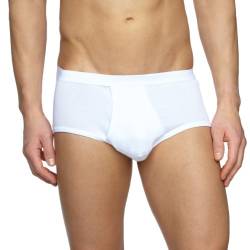 Schiesser Herren Sportstrusser Slip, Weiß (100-weiss), XXL EU von Schiesser