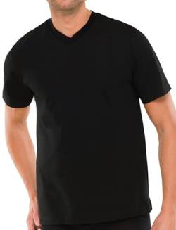 Schiesser Herren T-Shirt Unterhemd, Schwarz (000-schwarz), XXL von Schiesser