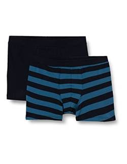 Schiesser Jungen 2 PACK Unterwäsche Boxershorts weiches Bündchen - 95/5 Organic Bio Baumwolle - Größe 92 bis 140 von Schiesser