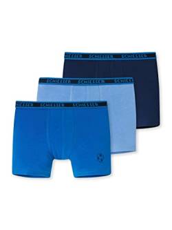 Schiesser Jungen 3 PACK Unterwäsche Boxershorts - 95/5 Organic Bio Baumwolle - Größe 92 bis 140 von Schiesser