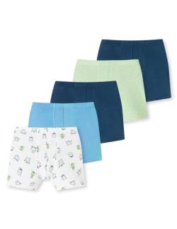 Schiesser Jungen 5 Pack Boxershort Unterhosen-95/5 Organic Bio Baumwolle-Größe 92 bis 140 Unterwäsche, Sortiert 1_181052, 104 (5er Pack) von Schiesser