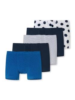 Schiesser Jungen 5 Pack Boxershort Unterhosen - 95/5 Organic Bio Baumwolle - Größe 92 bis 166 von Schiesser