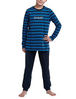Schiesser Jungen Schlafanzug Set lang - 100% Organic Bio Baumwolle - Größe 140 bis 176 von Schiesser