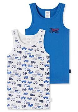 Schiesser Jungen Unterhemden Tanktops 2 Pack Unterwäsche, Farbmix 1, 140 von Schiesser