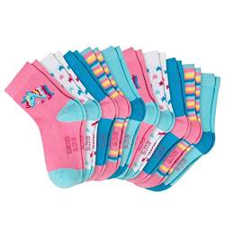 Schiesser - Kindersocken Mädchen - Einhorn - 10 Paar (19-22 Mehrfarbig) von Schiesser