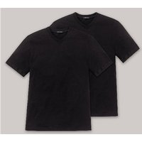 Schiesser Kurzarmshirt American T-Shirts V-Ausschnitt 2er-Pack von Schiesser