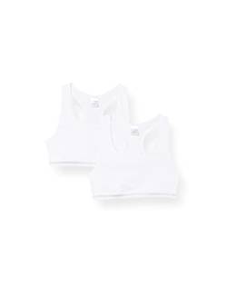 Schiesser Mädchen 2 PACK Unterwäsche Bustier - Organic Cotton - Rippe von Schiesser