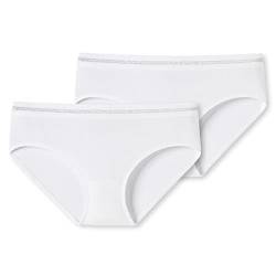 Schiesser Mädchen 2 PACK Unterwäsche Panties Hipster - Organic Cotton - Rippe von Schiesser