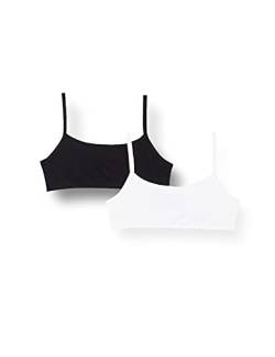 Schiesser Mädchen 2PACK Unterwäsche Bustier mit Spaghettiträger, Sortiert 3_173525, 152 von Schiesser