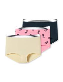 Schiesser Mädchen 3 PACK Unterwäsche Shorts - 95/5 Organic Bio Baumwolle - Größe 140 bis 176 von Schiesser