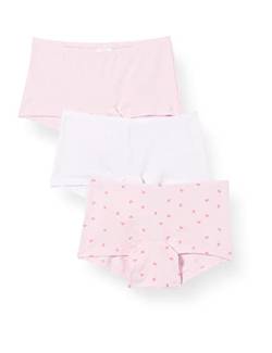 Schiesser Mädchen 3 PACK Unterwäsche Shorts hohe Passform - 95/5 Organic bio Baumwolle - Größe 92 bis 165 von Schiesser