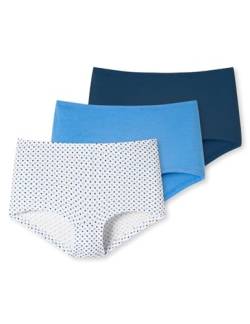 Schiesser Mädchen 3 Pack Shorts weiches Bündchen-95/5 Organic Bio Baumwolle-Größe 140 Unterwäsche, Sortiert 1_180961, 176 (3er Pack) von Schiesser