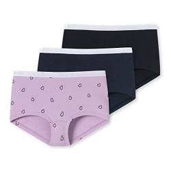 Schiesser Mädchen 3pack Shorts Unterwäsche, Sortiert 2, 140 (3er Pack) von Schiesser