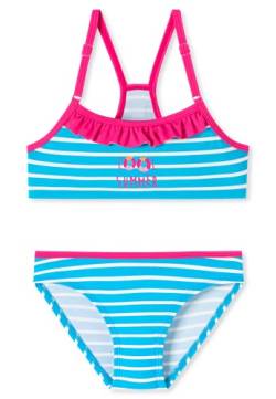 Schiesser Mädchen Bustier Bikini-Set, hellblau, 104 von Schiesser