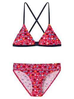 Schiesser Mädchen Bustier Bikini-Set, rot, 152 von Schiesser