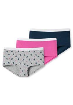 Schiesser Mädchen Girls' Underpants Shorts Pack of 3 Unterwäsche, Farbmix 1, 140 EU von Schiesser