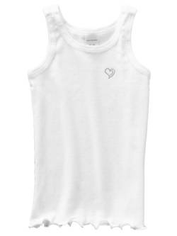 Schiesser Mädchen Hemd 0/0 Unterhemd, Weiß (100-weiss), 140 von Schiesser