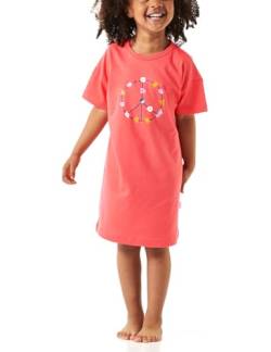 Schiesser Mädchen Nachthemd-100% Organic Bio Baumwolle-Größe 92 bis 152 Nachthemd, rot_181045, 128 von Schiesser