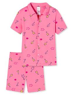 Schiesser Mädchen Pyjama Kurz Pyjamaset, pink, 128 von Schiesser