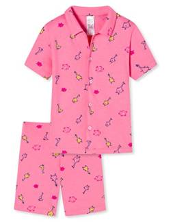 Schiesser Mädchen Pyjama Kurz Pyjamaset, pink, 98 von Schiesser
