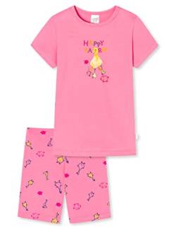 Schiesser Mädchen Schlafanzug Set Pyjama Kurz - 100% Organic Bio Baumwolle - Größe 92 Bis 140 Pyjamaset, Pink_178916, 98 von Schiesser