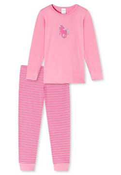 Schiesser Mädchen Schlafanzug Set Pyjama Lang - 100% Organic Bio Baumwolle - Größe 92 Bis 140 Pyjamaset, Rosa_173858, 140 von Schiesser
