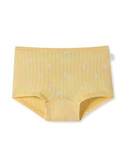 Schiesser Mädchen Shorts Unterhosen Unterwäsche, gelb Bedruckt, 116 von Schiesser
