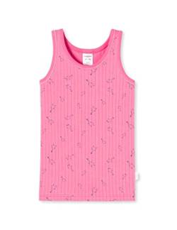 Schiesser Mädchen Unterhemd ohne Arm Unterwäsche, pink Bedruckt, 98 von Schiesser