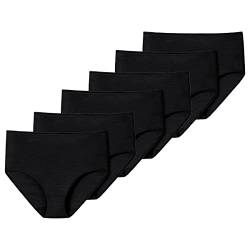 Schiesser - Modal Essentials - Midi Slip - 6er Pack (46 Schwarz) von Schiesser