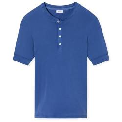 Schiesser Revival, He-Shirt Karl-Heinz, halbarm, KL, Atlantic-blau, 005-M von Schiesser