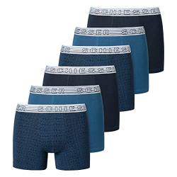 Schiesser - Teens Boys - 95/5 Shorts/Pants - 173536-6er Spar-Pack (140 Blau - Mix) von Schiesser