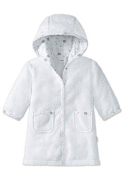 Schiesser Unisex Baby Baby badekåbe Bademantel, Weiß (Weiß 100), 62-68 EU von Schiesser