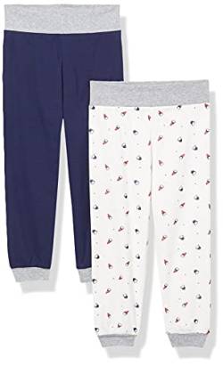 Schiesser Unisex Baby Doppelpack Jogginghosen Kleinkind-Schlafanzüge, Mehrfarbig 1, 56 von Schiesser