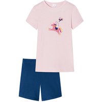 Schlafanzug LITTLE UNICORN kurz in rosa von Schiesser
