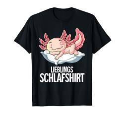 Lieblings Schlafshirt Axolotl T-Shirt von Schlafanzug