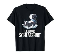 Lieblings Schlafshirt Stinktier T-Shirt von Schlafanzug