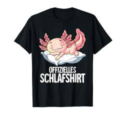 Offizielles Schlafshirt Axolotl T-Shirt von Schlafanzug