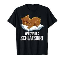 Offizielles Schlafshirt Bär T-Shirt von Schlafanzug