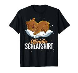 Offizielles Schlafshirt Bär T-Shirt von Schlafanzug