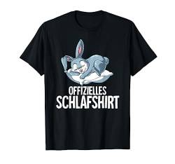 Offizielles Schlafshirt Hase T-Shirt von Schlafanzug