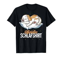 Offizielles Schlafshirt Hund T-Shirt von Schlafanzug