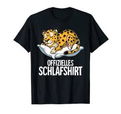 Offizielles Schlafshirt Leopard T-Shirt von Schlafanzug