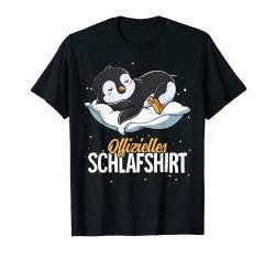 Offizielles Schlafshirt Pinguin T-Shirt von Schlafanzug