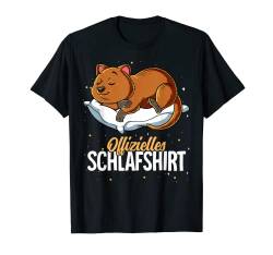 Offizielles Schlafshirt Quokka T-Shirt von Schlafanzug