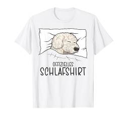 Offizielles Schlafshirt Hund, Schlafanzug Nachthemd Malteser T-Shirt von Schlafshirt Für Herren Lustig, Damen Pyjama Hunde