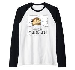 Offizielles Schlafshirt Otter, Schlafanzug Nachthemd Otter Raglan von Schlafshirt Für Herren Lustig, Damen Pyjama Otter