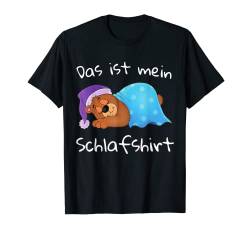 Offizielles Schlafshirt Bär Schlafanzug Pyjama Bärchen T-Shirt von Schlafshirt Pyjama Nachthemd Schlafanzug Geschenk