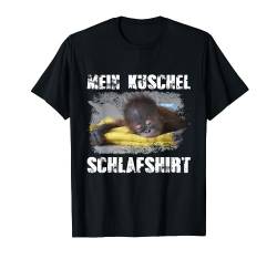 Mein kuschel Schlafshirt Affee baby Orang-Utan T-Shirt von Schlafshirt Schlafanzug Pyjama Nachthemd Schläfer