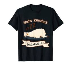 Mein kuschel Schlafshirt Alpaka Lama T-Shirt von Schlafshirt Schlafanzug Pyjama Nachthemd Schläfer