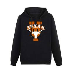 Schlag Texas Longhorn Mens Hoodies Unisex Pullover Hoody Black Sweatershirt M von Schlag